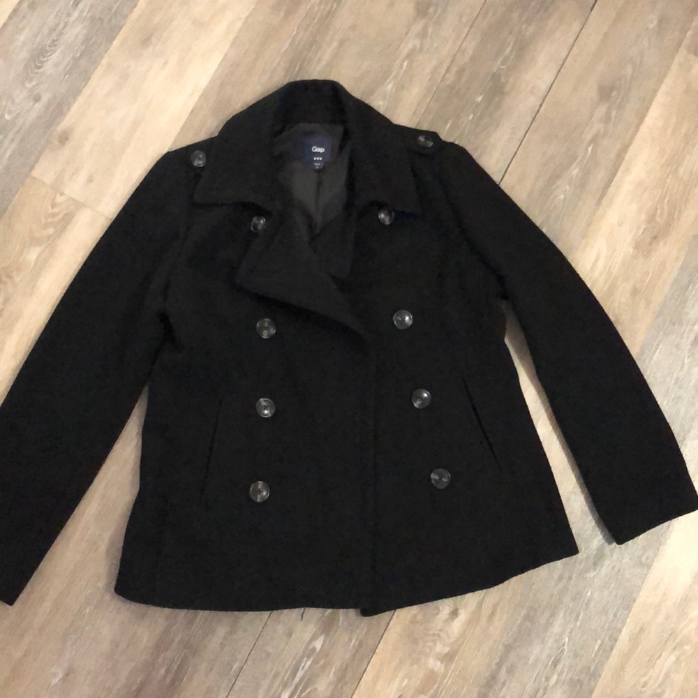Black Medium Pea Coat
